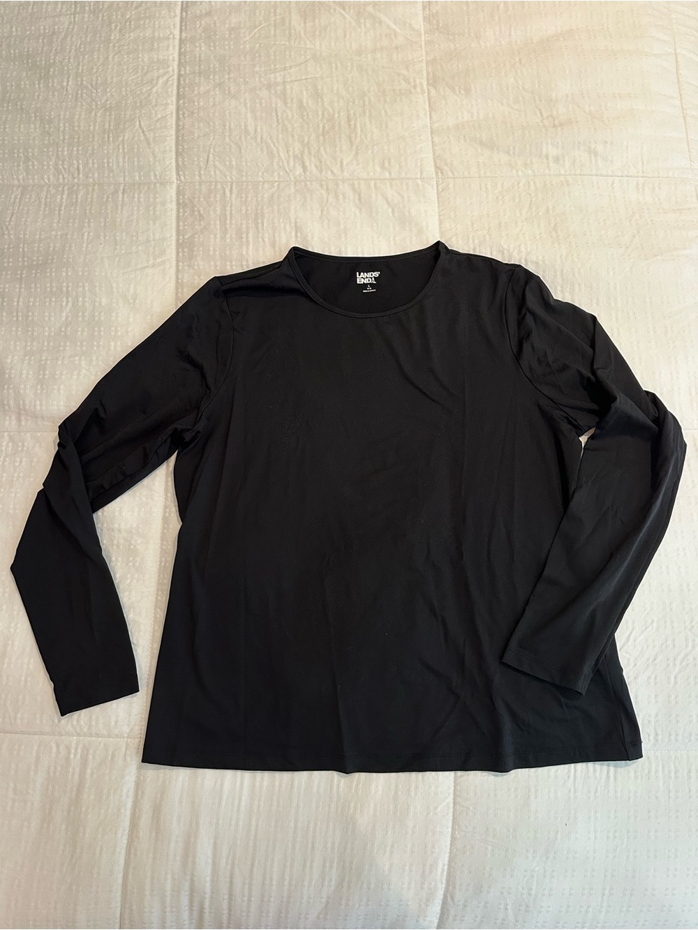 Size L (14-16) Lands End swim cover-up/ rash guard